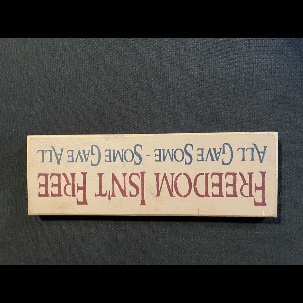 Wall sign